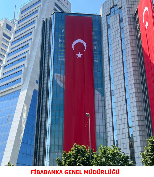 Fibabanka Genel müdürlüğü - Otomatik Motorlu Bayrak Sistemi